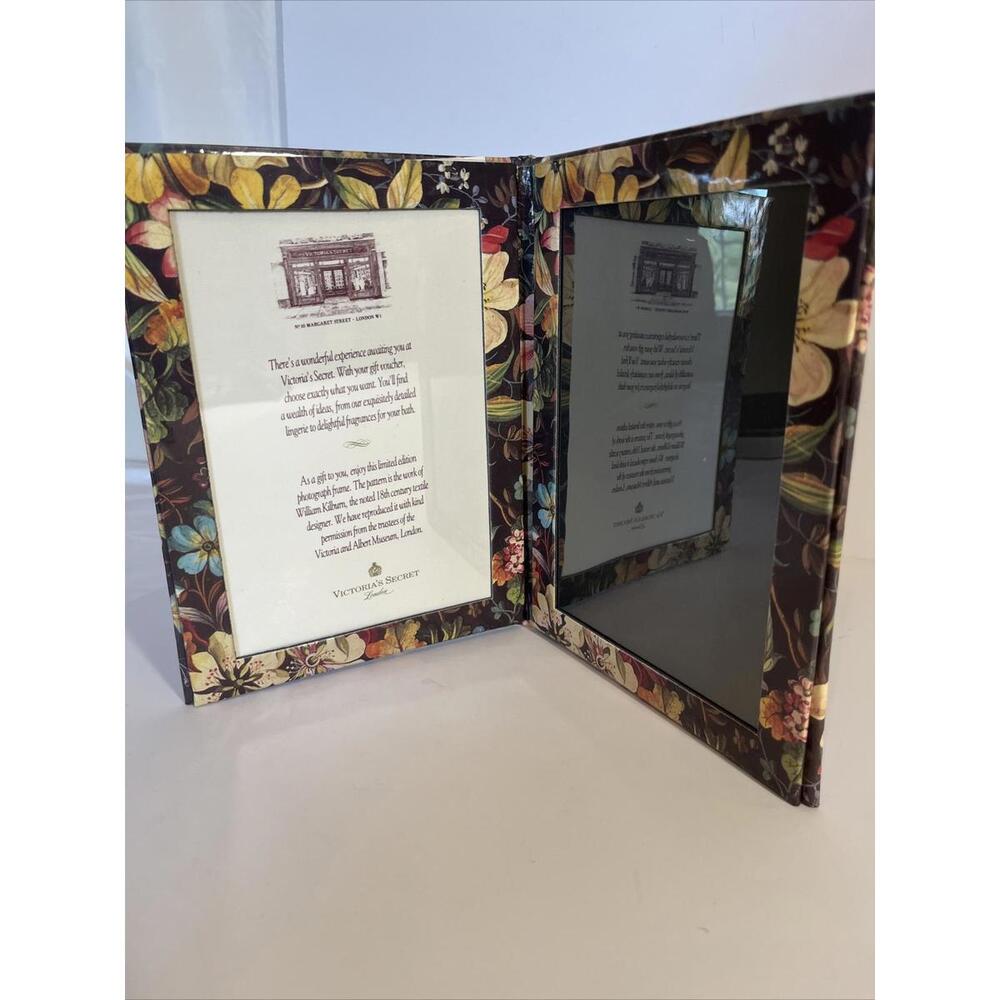 Victoria's Secret Of London Floral Picture Frame Book 5x7 Limited Edition